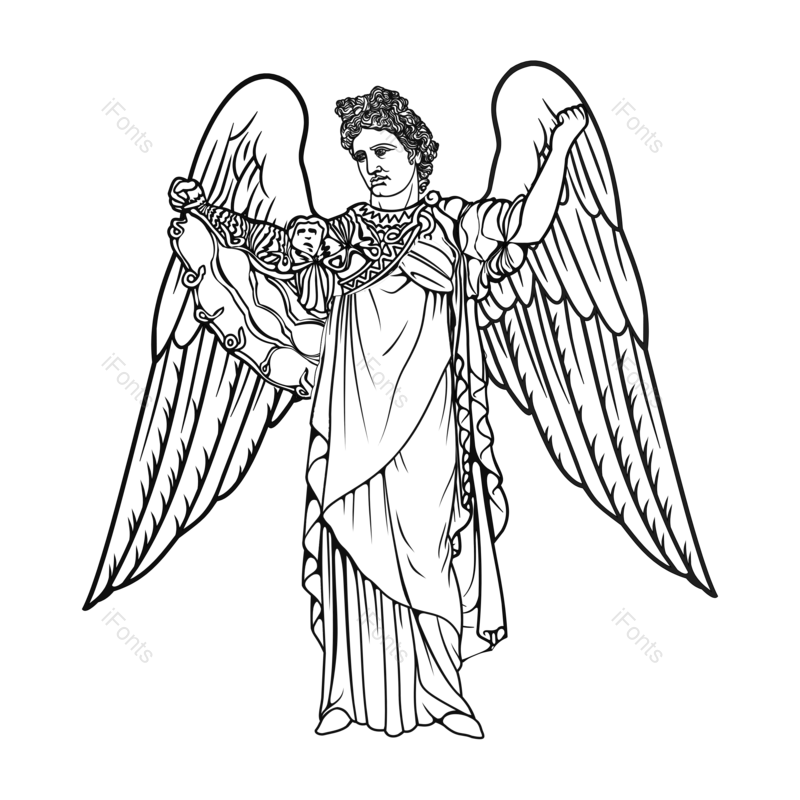 元素图片,插画元素,欧洲PNG,翅膀免抠素材
