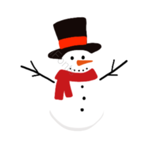 手绘 可爱 雪人 动物 装饰 小动物 插画 元素