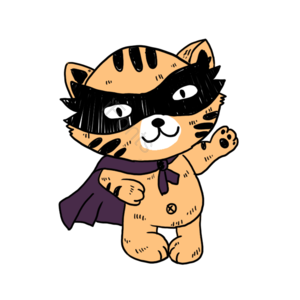 手绘 可爱 动物 猫咪 装饰 小动物 插画 元素
