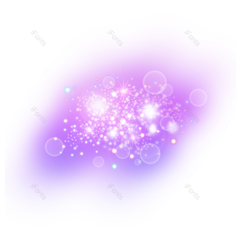 浪漫图片,紫色元素,渐变色PNG,免抠素材