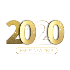 闪耀 新年快乐 年份 渐变 颗粒感 奢金 光泽 线稿