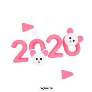 芝士 鼠年 2020 3d 新年 生肖 立体 過年
