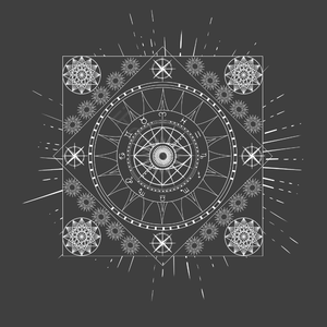 花纹 线条 神秘 占卜 命盘 欧式 魔法 古典