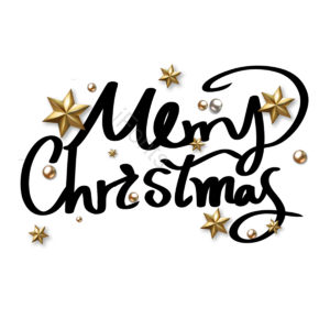 有创意的 字体 度佳节 立体 奢华 金色 六星 圣诞
