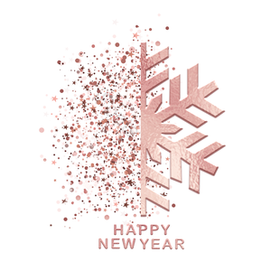 玫瑰金 新年年味 立体 金属 粉色 珠片 晶莹剔透 照耀