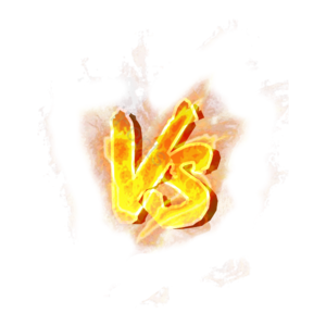 火焰 闪耀 立体 发光效率 发光的 pk 决斗 VS
