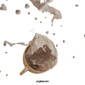 奶茶 玻璃 液体 饮料 棕色 溅 下午茶 杯剪贴画