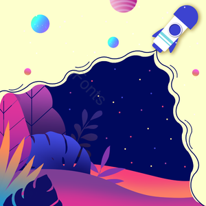 插图 创意 形状 蓝色 叶子 植物 商业 宇宙