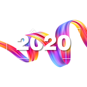 颜色线 抽象线 梯度 线 立体声2020