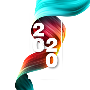 彩色线条 抽象线条 渐变 穿越线条 立体2020
