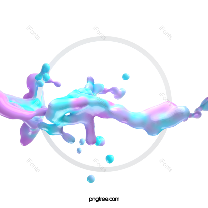 立体图片,抽象元素,液体PNG,白色免抠素材