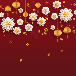 新年 中国 节日 年 立体 红色 快乐的庆祝活动 灯笼