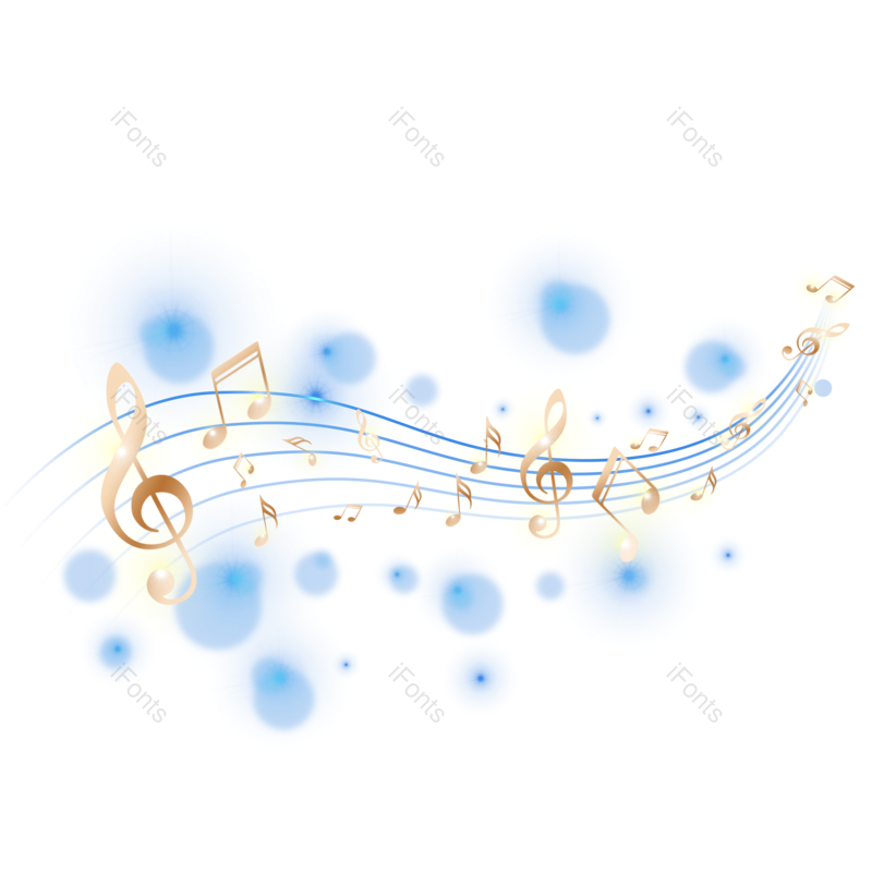 曲线图片,公司职员元素,动画片PNG,音乐免抠素材
