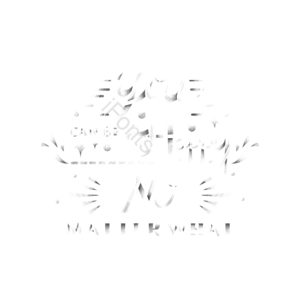 艺术字 励志语 字体 you can be happy no