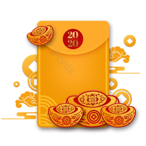 阴历 新年 红包 铸锭 硬币 恭喜新年 祥云 铜