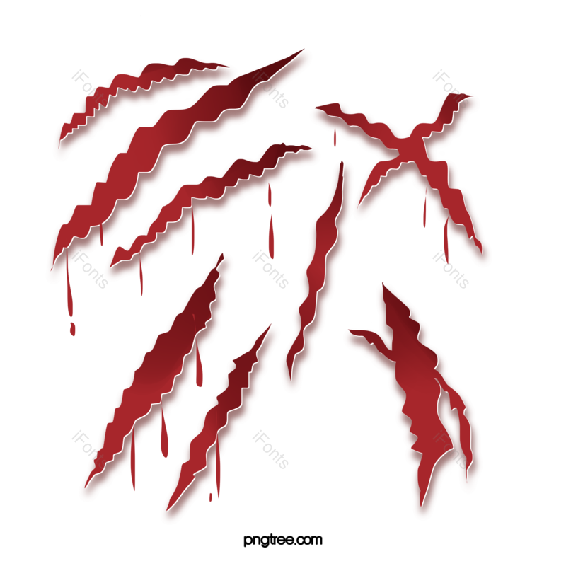 形状图片,动画片元素,红色PNG,撕裂免抠素材