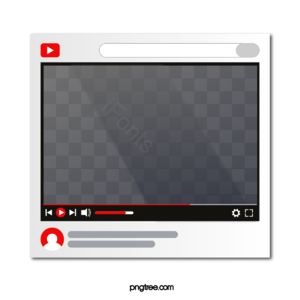 youtube 平面样式 传媒 红色 视频栏 youtube视频 视频播放器 youtube视频栏