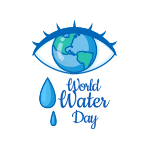 世界水日 水珠水圈 地球 撕裂 蓝色 水资源 环保保护环境 保存