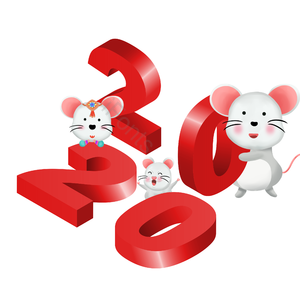中国红 鼠年 鼠 老鼠 喜庆 庆祝 快乐 新年快乐