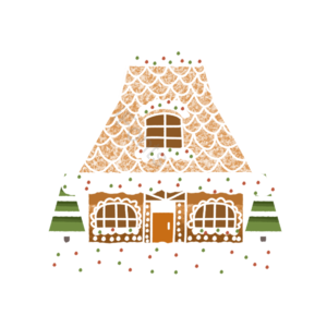 雪屋 圣诞 圣诞节快乐 雪夜 冬季 下雪 姜饼 巧克力蛋糕