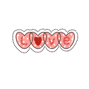 情人节 手绘 爱心 元素 情人节装饰 LOVE