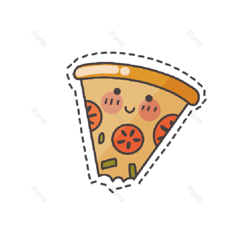 披萨图片,零食元素,可爱PNG,汉堡免抠素材