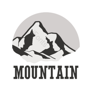 山峰山脉 山峦山川 奖徽 签签 蓝色 阳光 日落 屏蔽