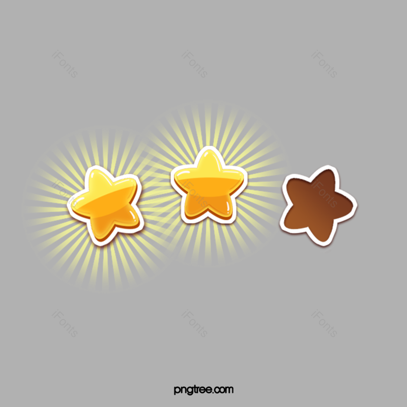 发光星图片,元素,PNG,免抠素材