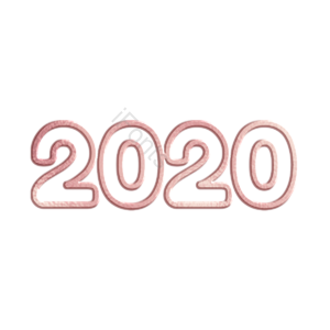 2020 新年 新的一年 字体 2