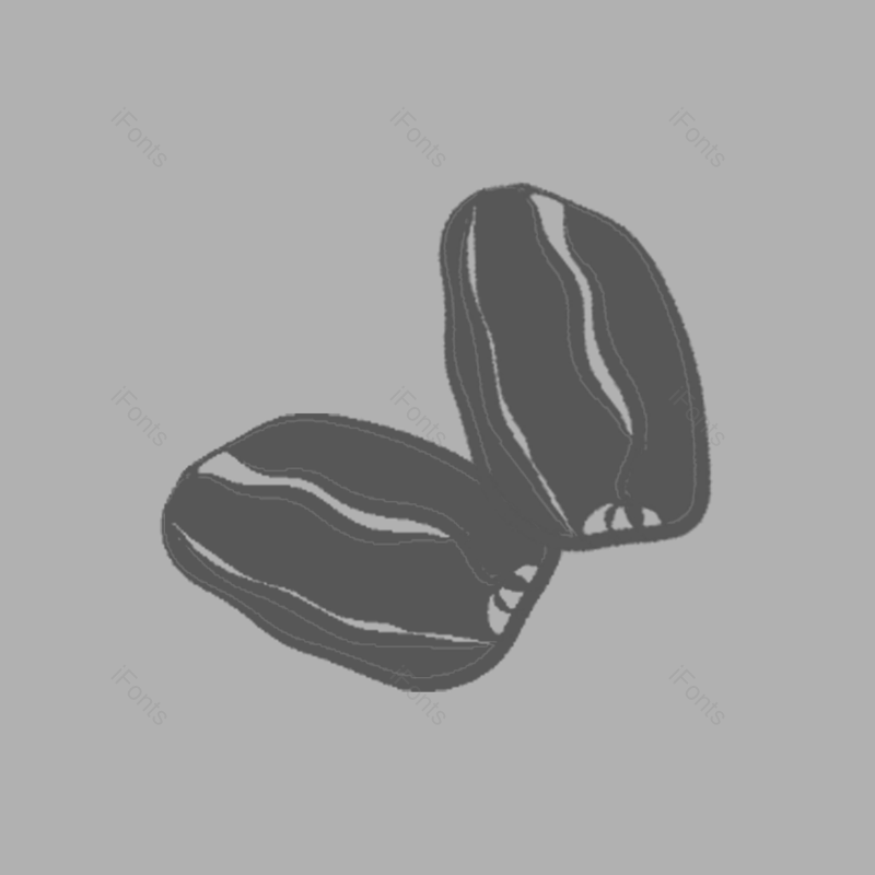 线条图片,咖啡元素,咖啡店PNG,咖啡豆免抠素材