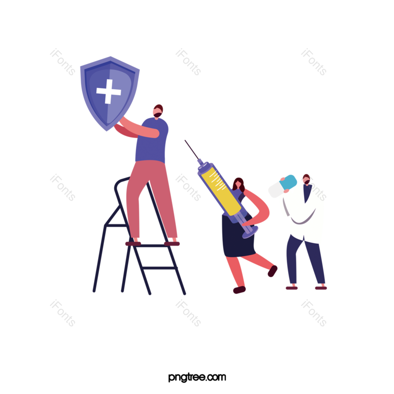 卡通图片,保护元素,梯子PNG,医学免抠素材