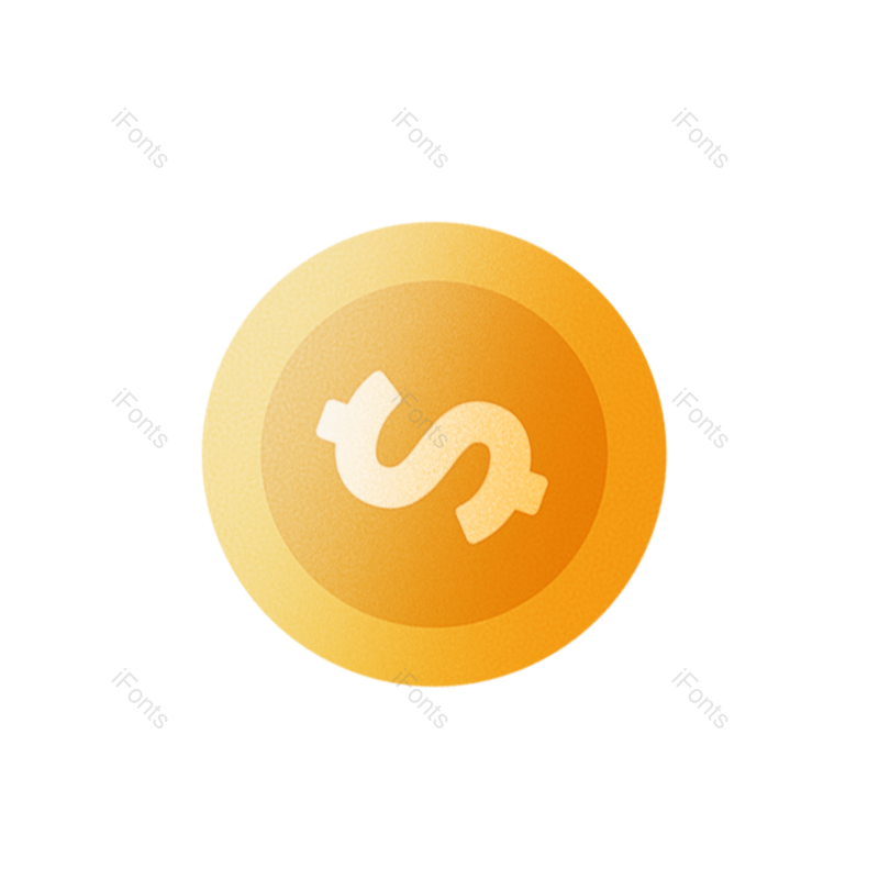金币图片,美元元素,硬币PNG,金子免抠素材