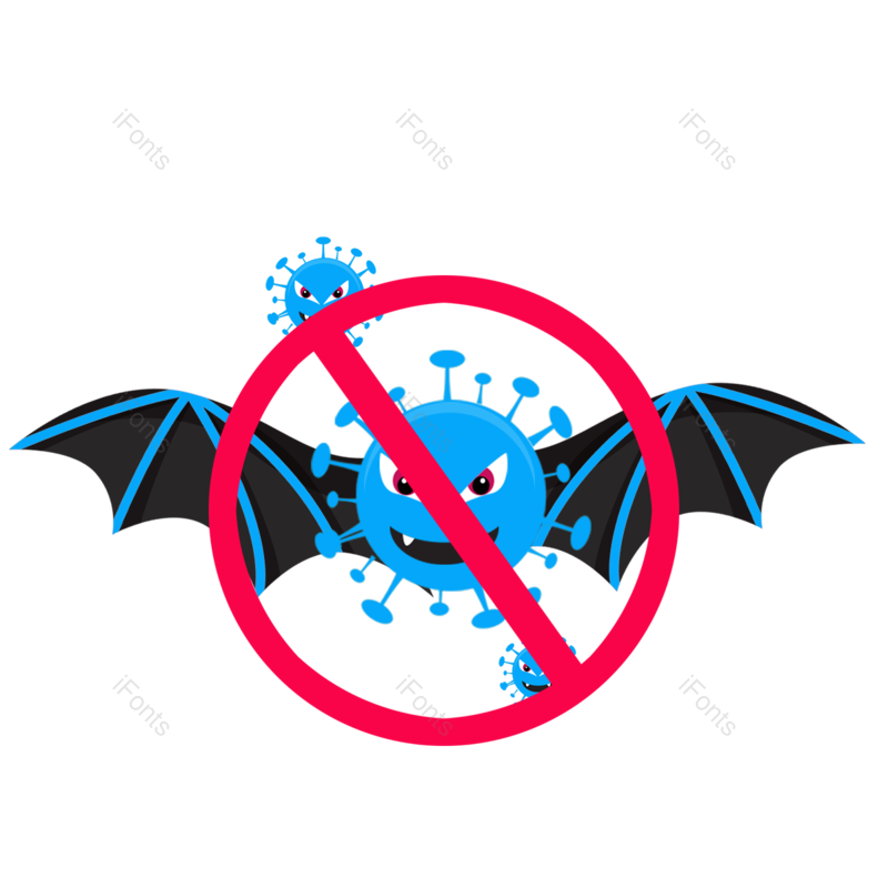 保护图片,动画片元素,病毒PNG,医疗免抠素材
