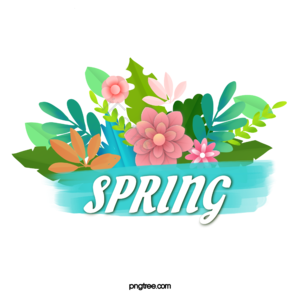 春季 花卉 spring 主题 插画 植物 大自然 春天
