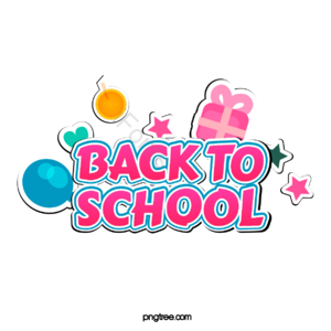 创意 庆祝 气球 礼物 回到学校 可爱 艺术字 字体