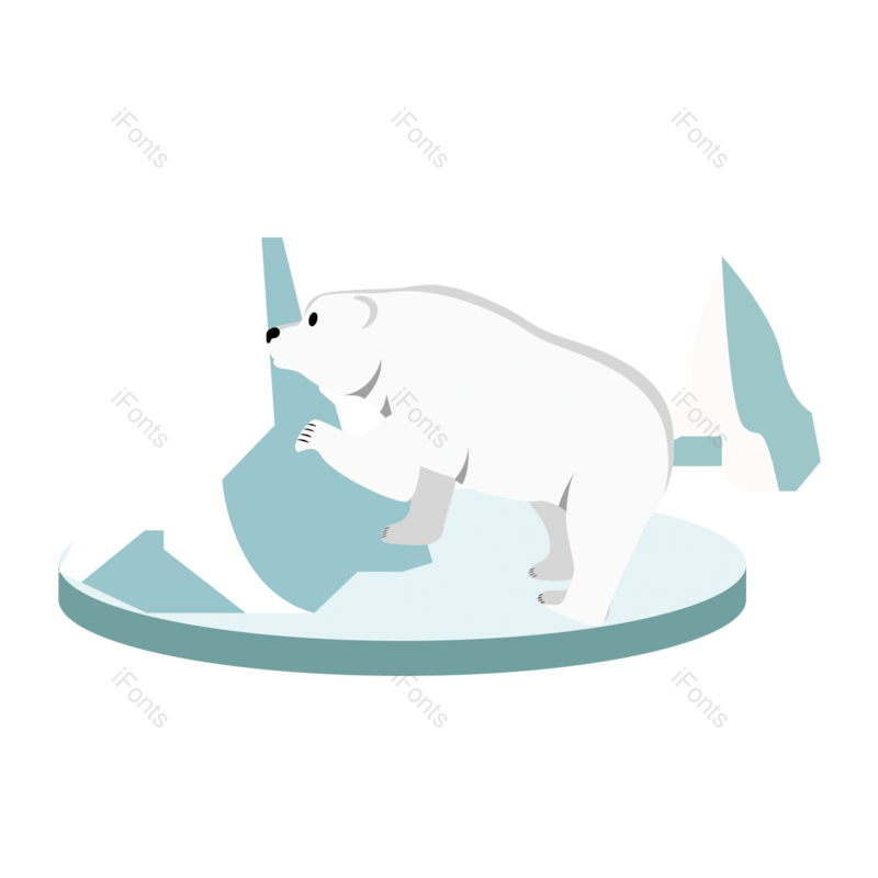 蓝色图片,动画片元素,白色PNG,冰块免抠素材