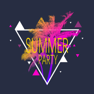 夏季 拼贴画 抽象 色彩主题 night party party