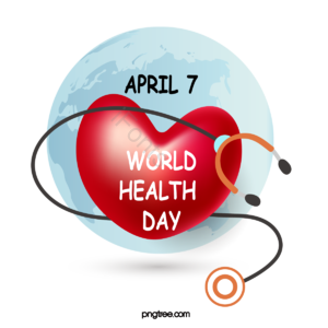 世界卫生日 听诊器 心爱 四月 4月7日健康 心跳 红色 节日