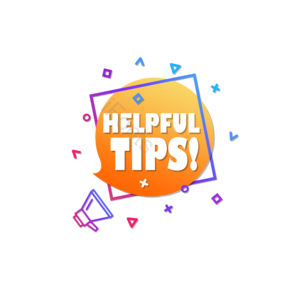 手绘 帮助 对话框 helpful tips 喇叭 黄色 提示框
