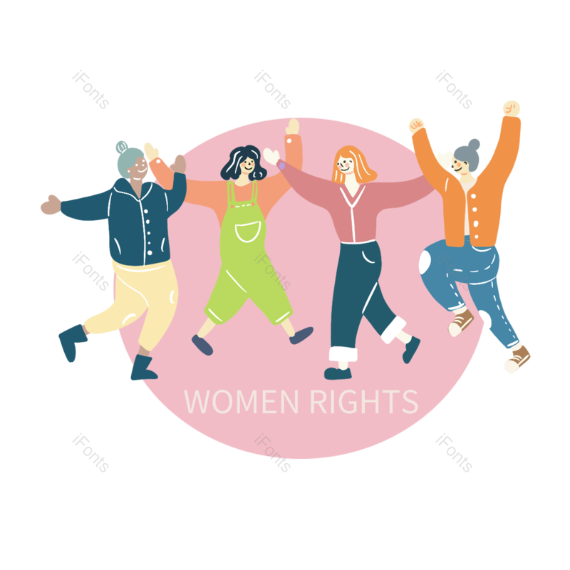 卡通图片,裙子元素,微笑PNG,跳舞免抠素材