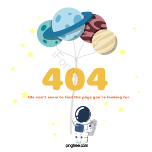 宇航员 太空 星球 星星 404 error 报错 页面丢失