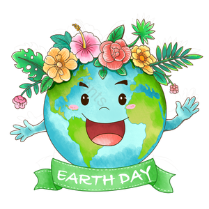 地球日 植物 花呗 4月22日 手绘竽 地球 快乐 美美哒