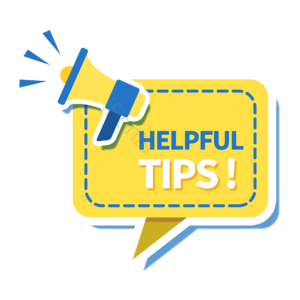 喇叭 helpful tips 对话 瓦特 海军蓝 剪纸风格 虚线