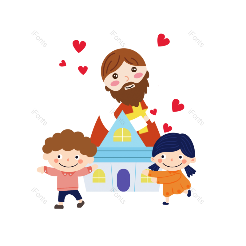 围巾图片,动画片元素,绿色PNG,红色免抠素材