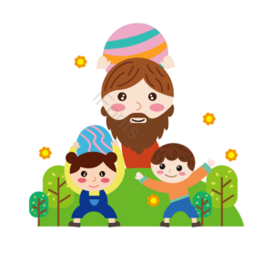 阳光 动画片 手绘竽 红色 围巾 绿色 耶稣基督 儿童幼儿