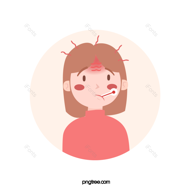 病毒图片,面具元素,头像PNG,女孩免抠素材