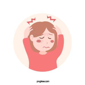 性格 女孩 头像 感冒 流鼻涕 发烧 热 生病的