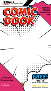 云朵 漫画 波普风 装饰 边框 艺术 杂志 几何