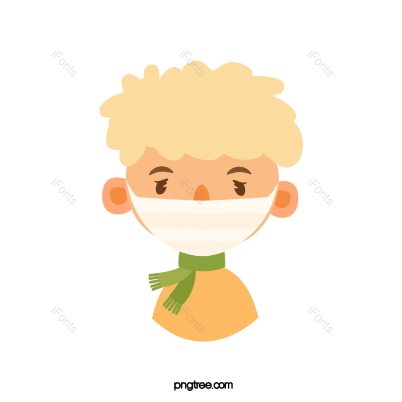 病毒图片,面具元素,头像PNG,男孩免抠素材