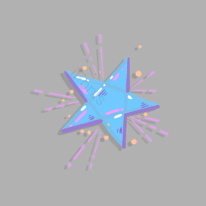生日快乐 彩色渐变 字体 生日 星星 生日派对 派对 生日宴会